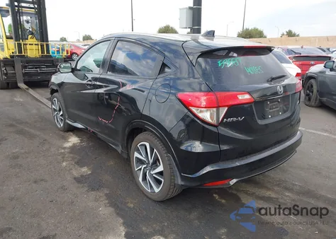 2019 Honda Hr-V Sport из США, поврежденный, VIN 3CZRU5H15KG711806